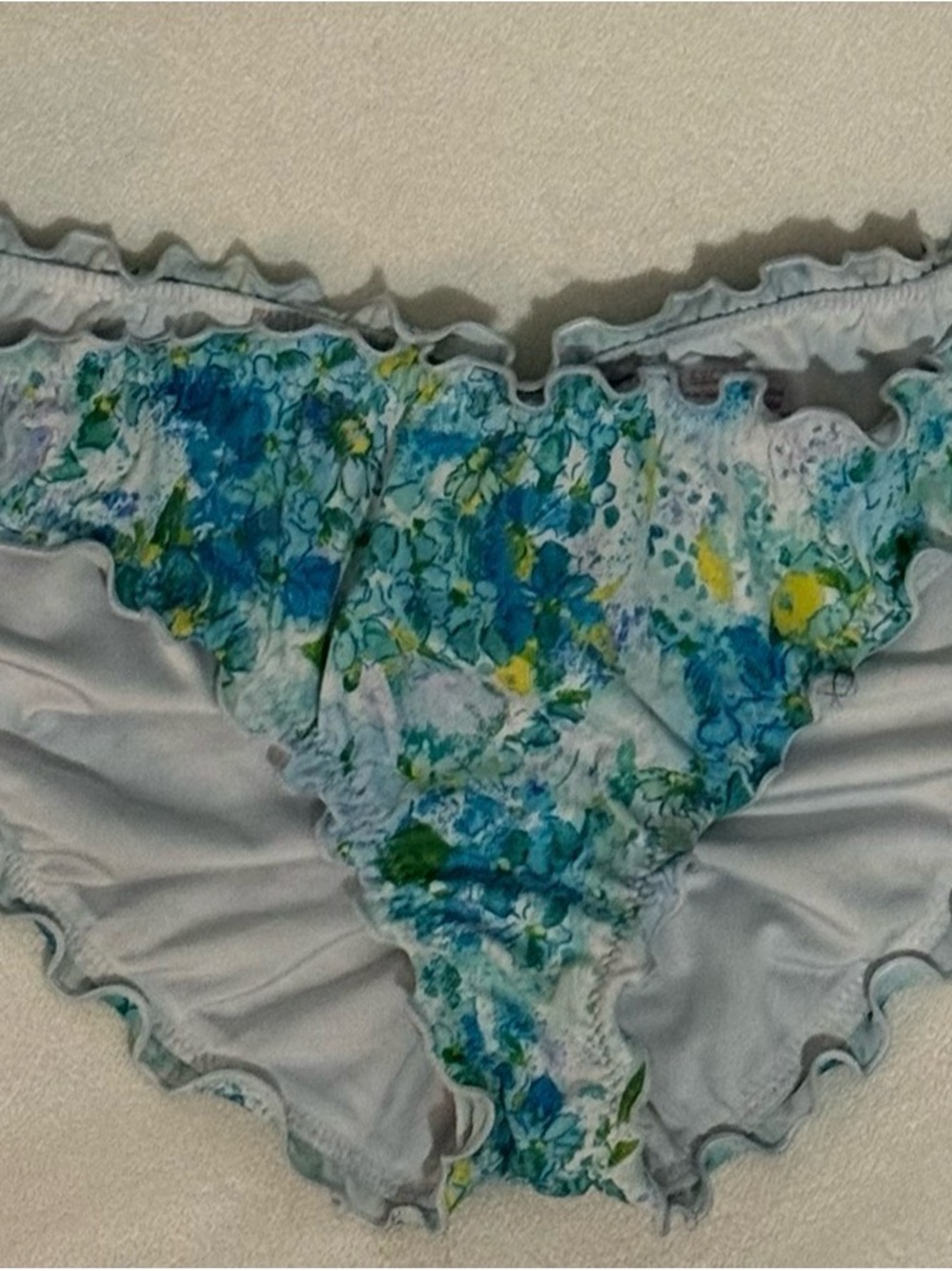 Victoria's Secret Pink and Cream Printed Fabric